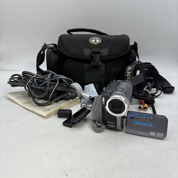 Sony Other - Sony DCR-HC90 NTSC Wide LCD Handycam Bundle Untested